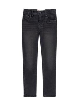 Jeans Levis 510 Skinny Passend für Schwarz Junge