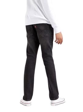 Jeans Levis 510 Skinny Passend für Schwarz Junge