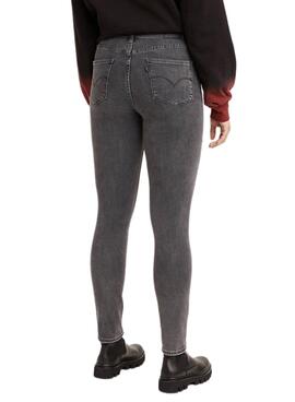 Hose Levis 721 High Rise Skinny Grau Damen