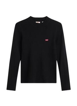 Pullover Levis Rib Batwing Schwarz für Damen