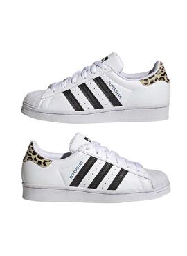 Sneakers Adidas Superstar J Weisss für Mädchen