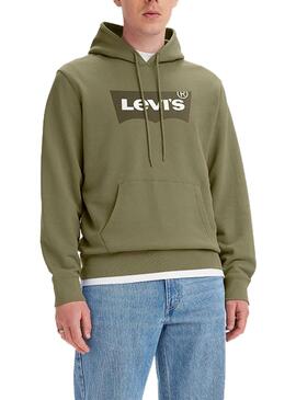 Sweatshirt Levis Graphic Hoodie Grün Herren