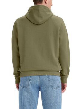 Sweatshirt Levis Graphic Hoodie Grün Herren