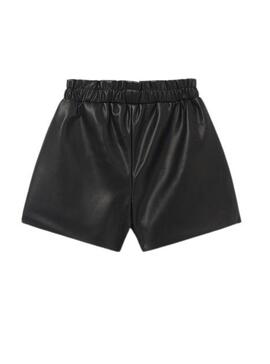 Short Mayoral Kunstleder Schwarz für Mädchen