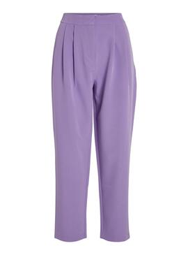 Hose Vila Ashara Pinzas Lila für Damen