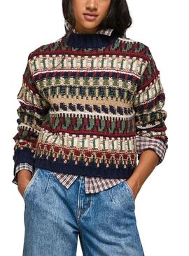 Pullover Pepe Jeans Barbara Multicolor für Damen