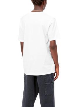 T-Shirt Carhartt Pocket Weiss für Herren