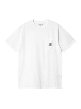 T-Shirt Carhartt Pocket Weiss für Herren