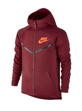 Sweatshirt Nike Tech Fleece Granatrot