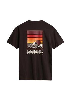 T-Shirt Napapijri Hill SS Schwarz Unisex