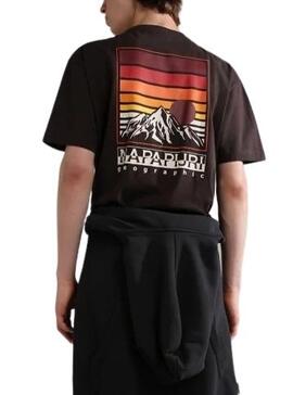 T-Shirt Napapijri Hill SS Schwarz Unisex