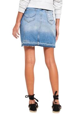 Rock Superdry Denim Mini für Damen