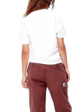 T-Shirt Carhartt Frolo Weiss für Damen