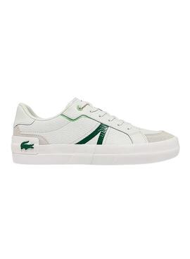 Sneakers Lacoste L004 Weiss Leder für Herren