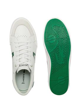 Sneakers Lacoste L004 Weiss Leder für Herren