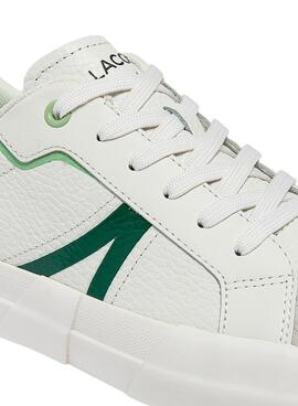 Sneakers Lacoste L004 Weiss Leder für Herren