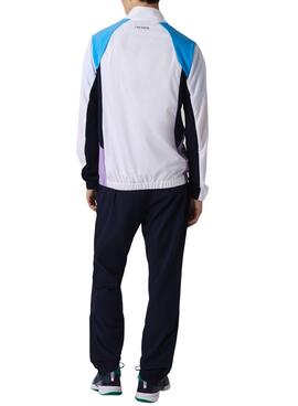 Trainingsanzug Lacoste Sport Colorblock Marineblau Herren