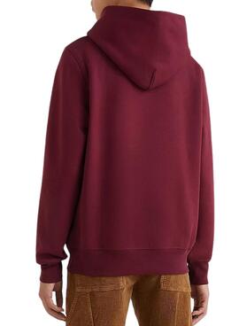Sweatshirt Tommy Hilfiger Flag Arch Bordeaux Herren
