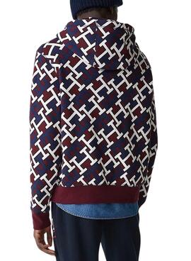 Sweatshirt Tommy Hilfiger JumpsuitGramm Bordeaux Herren