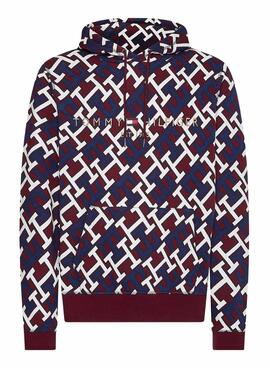 Sweatshirt Tommy Hilfiger JumpsuitGramm Bordeaux Herren