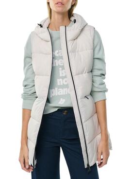 Weste Ecoalf Marangu Washed Stone für Damen