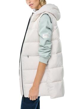 Weste Ecoalf Marangu Washed Stone für Damen