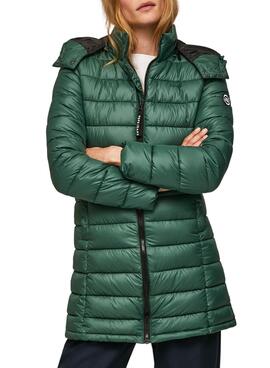 Mantel Pepe Jeans Gepolstert Agnes Grün für Damen