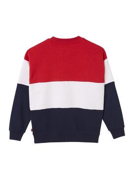 Sweatshirt Levis Boyzcrew Marine Blau Für Junge