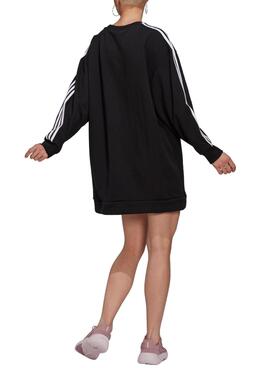 Sweatshirt Adidas Kleid Bänder Schwarz für Damen