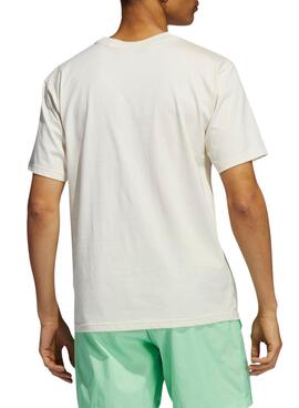 T-Shirt Adidas Trefoil Tree Weiss für Herren