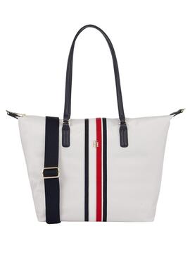 Handtasche Tommy Hilfiger Poppy Tote für Damen Weiss
