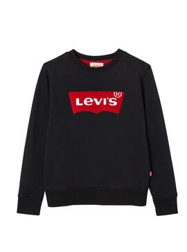 Sweatshirt Levis Schwarz Boucling