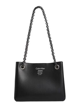 Handtasche Calvin Klein Sculpted Shoulder Schwarz Damen