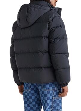 Jacke Tommy Jeans Essential Down Schwarz Herren