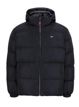 Jacke Tommy Jeans Essential Down Schwarz Herren
