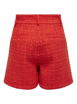 Short Only Kennedy Boucle Orange für Damen