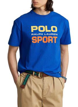 T-Shirt Polo Ralph Lauren Sport Blau für Herren