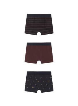 Set 3 Unterhose Mayoral Bordeaux für Junge