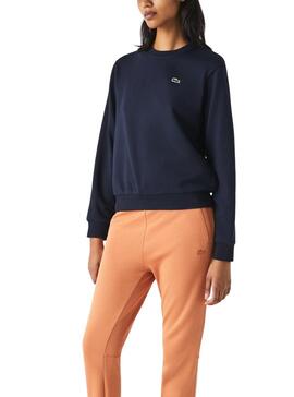 Sweatshirt Lacoste Basic Marineblau für Damen