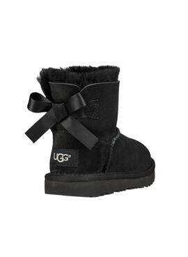 Stiefelettes Ugg Mini Bailey Bow II Kinder Schwarz