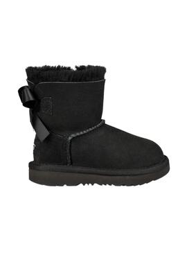 Stiefelettes Ugg Mini Bailey Bow II Kinder Schwarz
