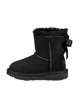 Stiefelettes Ugg Mini Bailey Bow II Kinder Schwarz