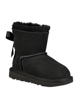 Stiefelettes Ugg Mini Bailey Bow II Kinder Schwarz