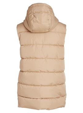 Weste Vila Vitate Beige Puffer für Damen