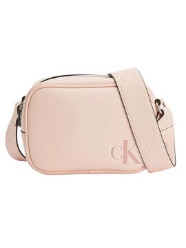 Handtasche Calvin Klein Sculpted Camera Rosa Nude Damen
