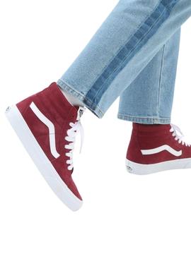 Vans bordeaux sk8 hotsell