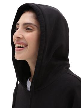 Sweatshirt Vans Cloud Kariert Schwarz für Damen