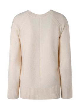 Pullover Pepe Jeans Pico Becca für Damen Beige