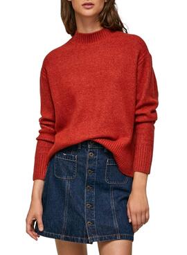 Pullover Pepe Jeans Cuello Blakely für Damen Rot