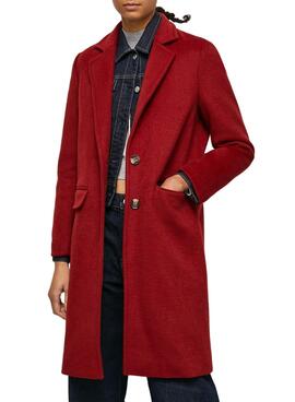 Mantel Pepe Jeans Viktoria für Damen Rot